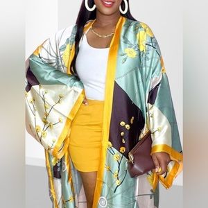 One Size- New Spring Floral Kimono